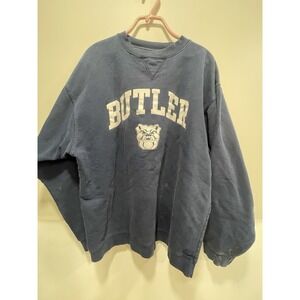 Vintage Distressed Butler Blue Sweatshirt Size Large - TCX